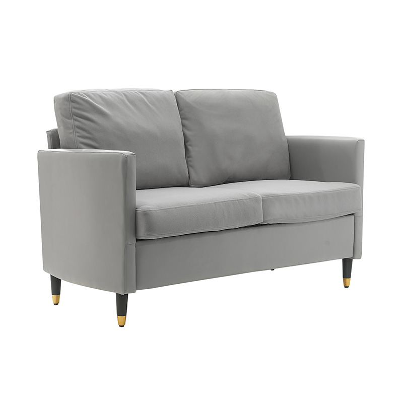 Enkel Patchwork skinnsofa