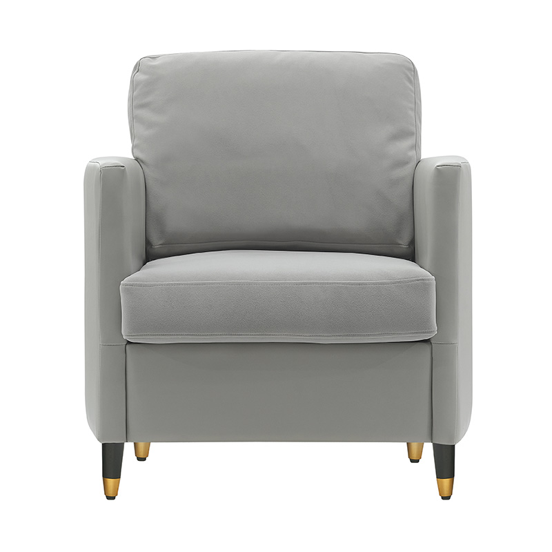 Enkel Patchwork skinnsofa