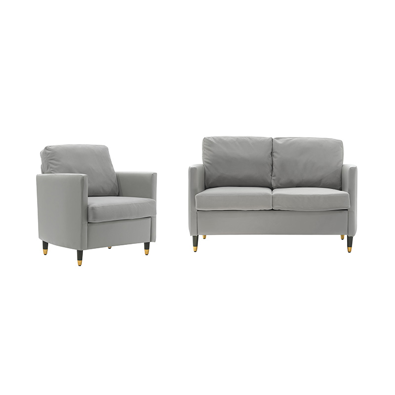 Enkel Patchwork skinnsofa