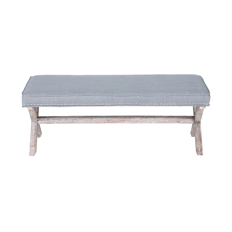 Forest Color Cross Leg skinnbenk